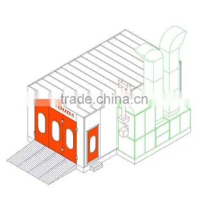 Used Paint Booth for Auto Garage Equipment, Used in Car Work Shop thumbnail-1