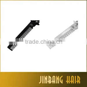 New Design Cheap Price Knife Comb Salon Stainless Steel Mental Trainer Butterfly Knife Comb thumbnail-5