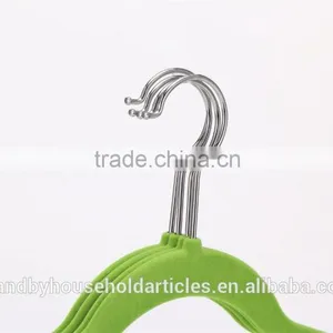 HM-003 70g Velvet Non Slip Suit Hanger With a Notch For Clothes Indoors Use 10pk Color Sleeve Quality Choice thumbnail-4