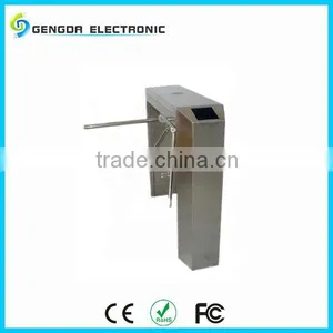304 Stainless Steel High Quality Swipe Card Crowd Management Bridge Type Tripod Barrier thumbnail-1