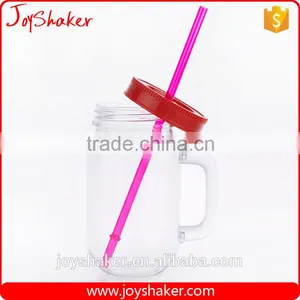 27oz Recycle Transparent Fruit Water Bottle, Handle Water Bottle With Straw thumbnail-1
