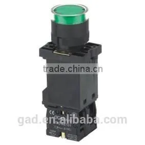 GB2-EW3345 CNGAD GB2 Series 1NO+1NC Green Transformer Switch With Neon Lamp Switch thumbnail-1