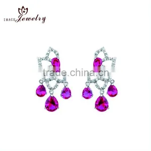 China Wholesale Fine Jewelry 925 Sterling Silver Earring thumbnail-1