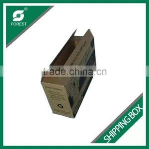 FLEXO PRINTING E FLUTE DISPOSABLE CORRUGATED SHIPPING CARTONS OEM PAPER PACKING BOXES FOR POOP BAGS thumbnail-1