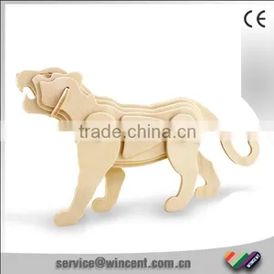 Promotional Hot Selling Tiger Wooden 3D Puzzle thumbnail-1