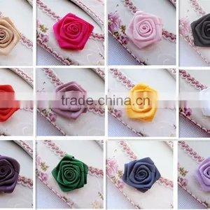 Wholesale Handmade Satin Ribbon Flowers Making/designs of Ribbon Flowers thumbnail-1