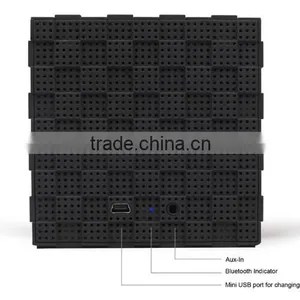 Free Shipping Output 8W Subwoofer Speaker Rubik's Cube Style Portable Wireless Bluetooth Speaker thumbnail-5