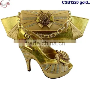 CSB1220 Royal Blue March 2016 New Arrival Design High Quailty Low Price Hot Selling Beautiful Lady High Heel Shoes Match Bag thumbnail-3