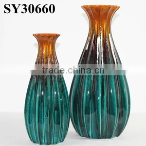 Glazed Vase for Sale Orange Big China Ceramic Vase thumbnail-6