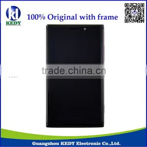 Original LCD Digitizer Touch Screen for Nokia Lumia925,Display for Nokia 925 With Frame thumbnail-1