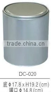 Empty Round Tin Can for Paint thumbnail-1