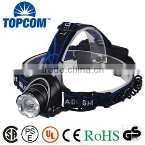 Adjustable Lamp Head Zoom Beam XML T6 Adjustable Led Headlamp thumbnail-1