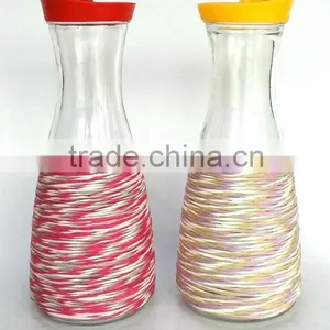 CCP763SB Glass Milk Bottle With Woven Coating thumbnail-1