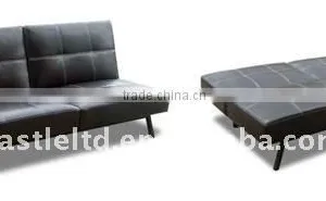 Wooden Modern Black Sofa Bed thumbnail-1