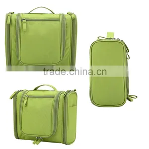 New Travel Toiletry Wash Cosmetic Bag Makeup Storage Case Hanging Grooming With Handle thumbnail-1