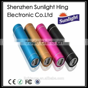 High Quality Round Super Slim Portable 2600mAh USB Mobile Power Bank For Iphone 6 5s Samsung thumbnail-1