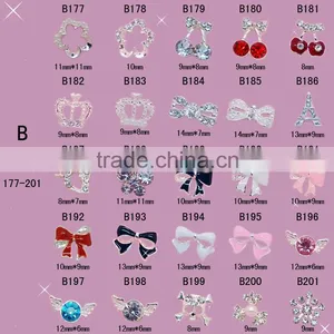New Nail Art Decoration Tips Nail 3D Alloy Nail Fashion Jewelry Gold thumbnail-6