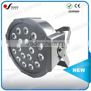 New Pro 18pcs 1W LED Flat Par Light RGBW 4in1 for Decration or Wedding thumbnail-1