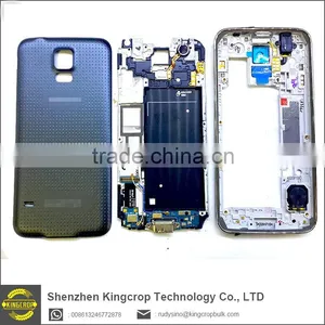 Original Full Housing Case Back Cover Middle Frame For Samsung Galaxy S5 G900 G900F G900A thumbnail-3