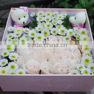 Custom Size and Color Romatic Cheaper Square Flower Box thumbnail-1