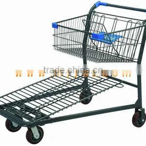 MJYI-M Series Powder Coating Supermarket Tally Cart&trolley Warehouse Catr&trolley thumbnail-1