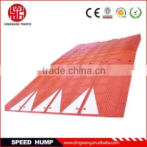 Red/ Black Rubber Speed Hump Cushions thumbnail-1