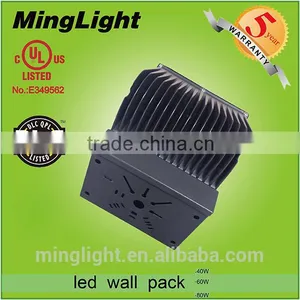 IP65 Trade Assurance DLC UL CUL 40w 60w 80w Led Wall Pack Light , 40w Led Wall Pack Light Out Door Use thumbnail-6