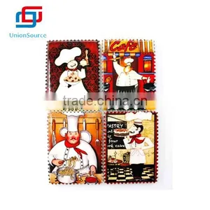 Wholesale Catroon Chef Postage Stamp Shaped Fridge Magnet thumbnail-1