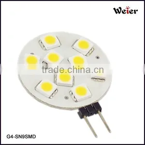 G4 LED 9SMD 12V 1.8W Side Pin/Back Pin thumbnail-1