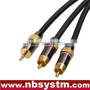 Assembly Type 3.5mm StereoPlug to 2xRCA Plug thumbnail-1