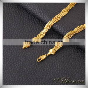 New Style 18K Gold Vacuum Plated Copper Chain Jewelry Charm Bracelet thumbnail-3