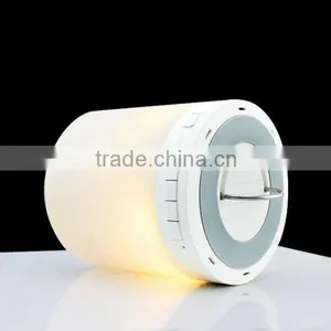 Touch Dimmable RGB Night Lamp Wireless Portable Bluetooth Speaker TF AUX Input thumbnail-5
