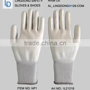 13 Gauge Nylon PU Glove/PU Work Gloves/PU Hand Gloves thumbnail-2