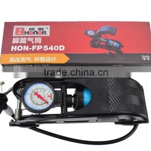 HONOR Bicycle Pumps FP540D Stamped on the Pump New Design Foot Pump thumbnail-1