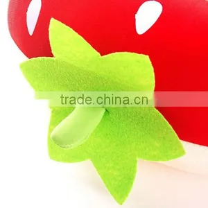 Micro Beads Red Strawberry Travel Neck Rest U Shape Cushion Pillow thumbnail-3