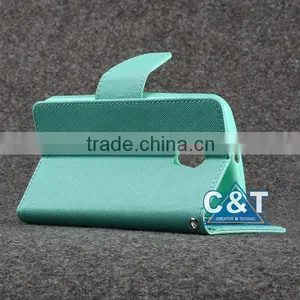 C&T Luxury Genuine pu Leather Pouch Flip Cover for Motorola Moto g2 Xt1063 thumbnail-5