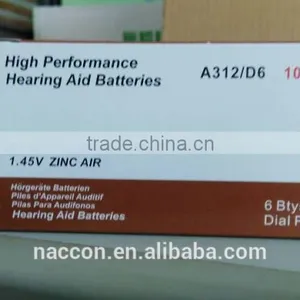 Hearing Aid Battery; Zinc Air Battery thumbnail-1