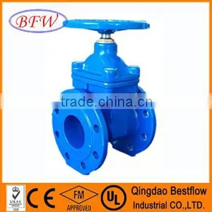 DIN3352 F4/F5 Flanged End Resilient Seat Non-rising Stem Gate Valves thumbnail-1
