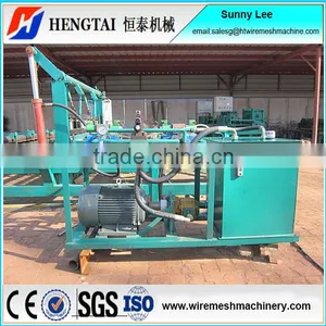 Anping Hengtai Semi Automatic Mine Sieving Mesh Weaving Machine/Crimped Wire Mesh Machine thumbnail-2