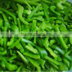 Hot Sale Bulk Frozen Green Pepper Slice Price Low Price IQF Green Pepper thumbnail-1