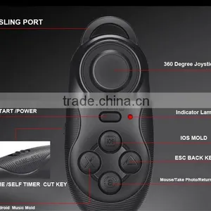 Mini Multifunction Portable Wireless Bluetooth V3.0 Selfie Camera Shutter, Bluetooth Gamepad thumbnail-2