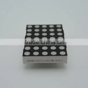 Rohs Compliant Red and Green Color 5*7 Dots LED Dot Matrix Display thumbnail-2