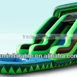 Coconut Tree Inflatable Water Slide With Pool thumbnail-1