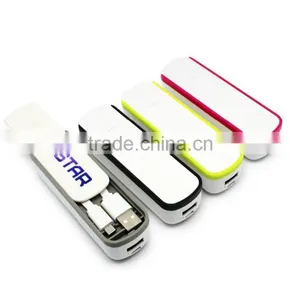 Easy Carry Promotional Power Bank 3000mAh, All in One Power Bank Wholesale Mini Rechargeable Mobile Phone Charger thumbnail-4