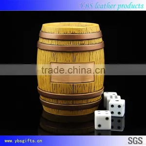 Custom Genuine Leather Dice Cup and Dice Tray Wholesale Shaker Cup thumbnail-3