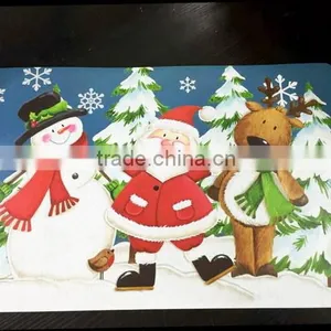 pp Placemat With Christmas Design Printed Plastic Placemat Tabel Mat thumbnail-1