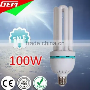 High Lumen Daylight 100% Tri-phosphor 5U Half Spiral 100W CFL With E27 E40 Lamp Base thumbnail-3