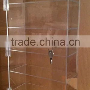 Acrylic Lucite Countertop Display Case ShowCase Box Cabinet 9 1/2" x 7" x 19" thumbnail-1
