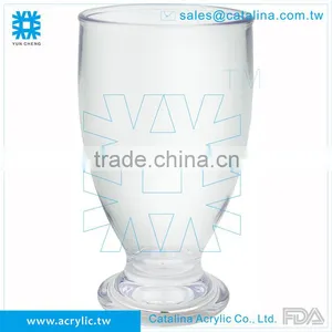 Acrylic Clear 11oz Transparent Cola Beer Glass thumbnail-4