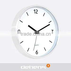 DEHENG 2016 New Style Low Price Logo Customization Aluminum Metal Wall Clock thumbnail-2